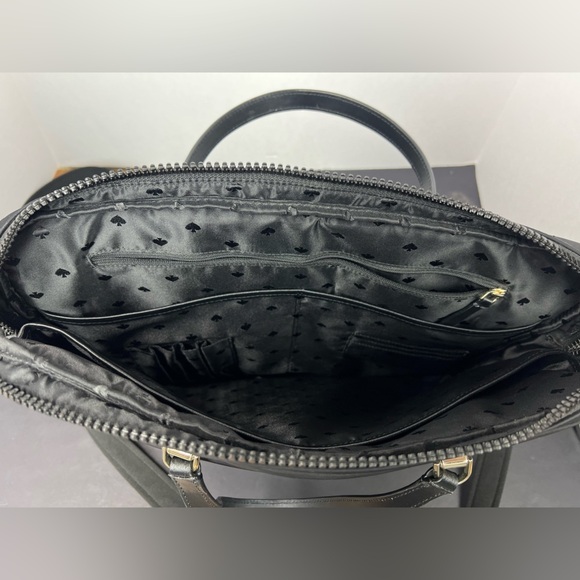 KATE SPADE NEW YORK Black Nylon Laptop Shoulder Bag - Picture 8 of 15